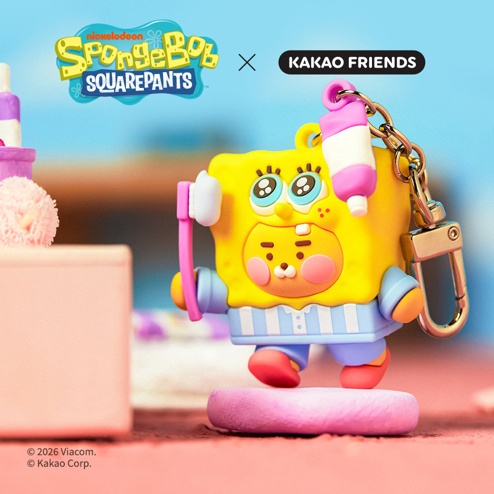 SpongeBobXFriends Baby SpongeBob Figurine Keychain Little Ryan - Authentic Kakao Friends from Korea | Koolseoul
