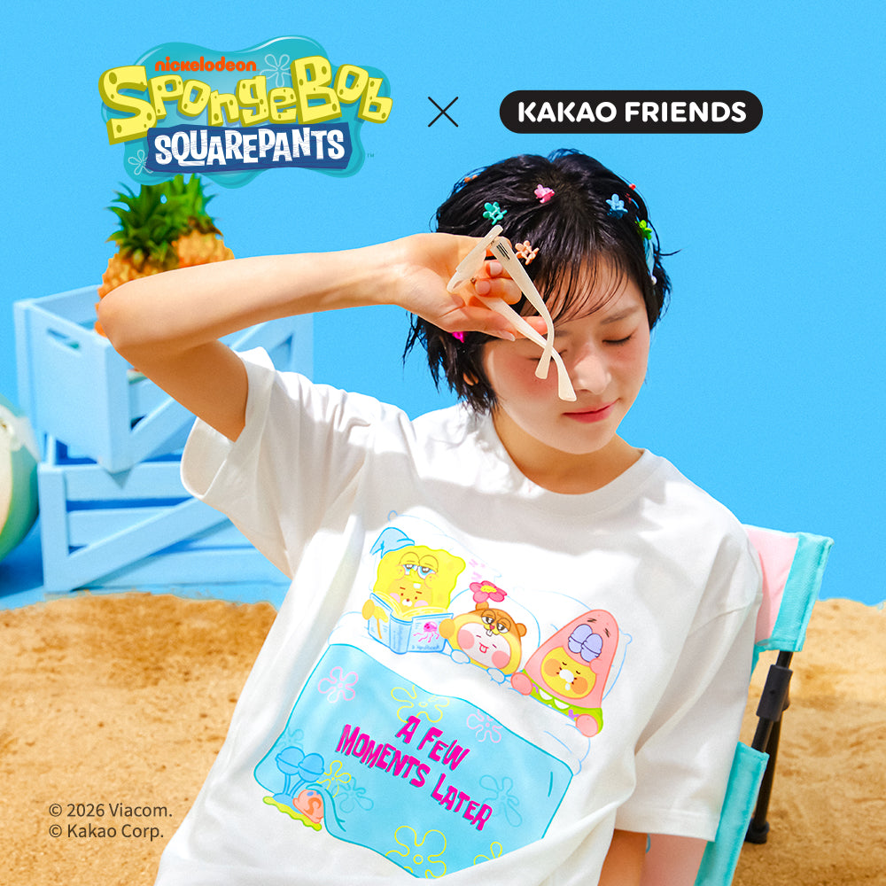 SpongeBobXFriends Women T-Shirt Friends - Korean kawaii Kakao Friends | Koolseoul