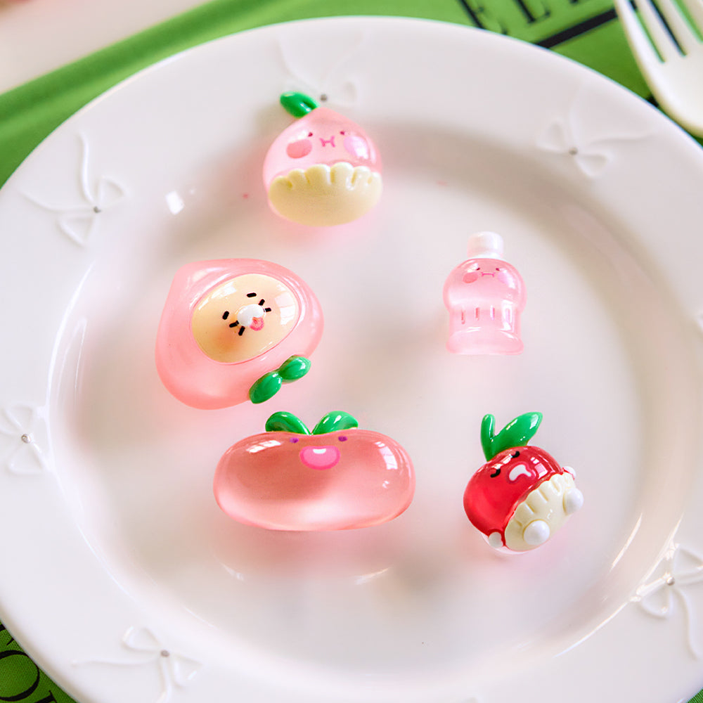 Peach Peach Accessoire Charm Set Friends - Official Kakao Friends merchandise | Koolseoul