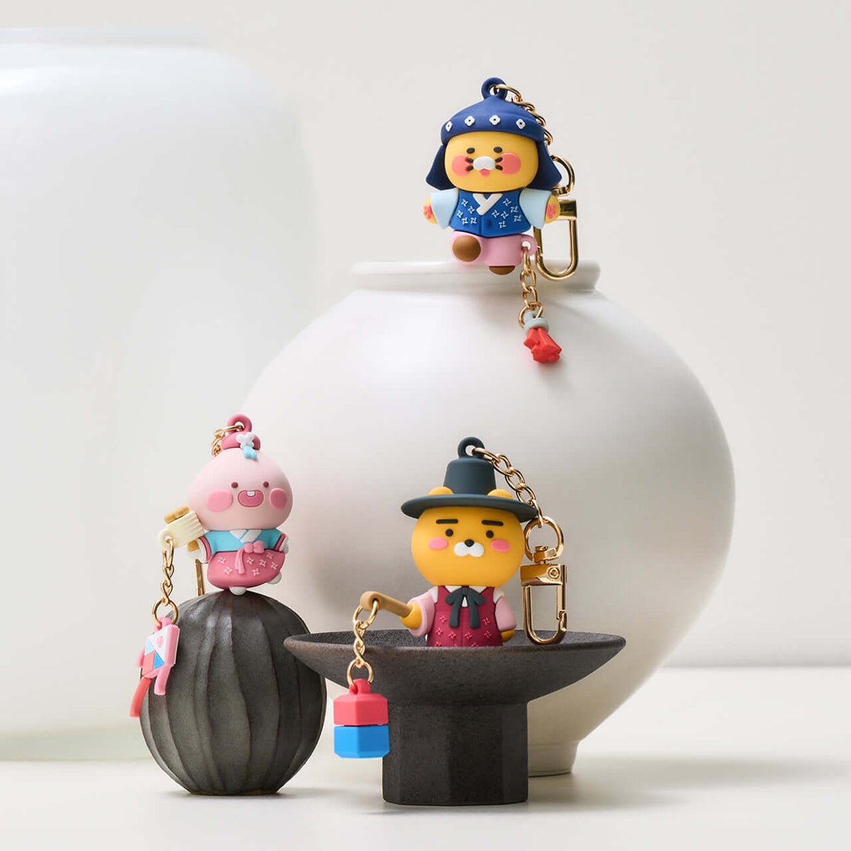 Kakao Friends Ryan Figure Keyring