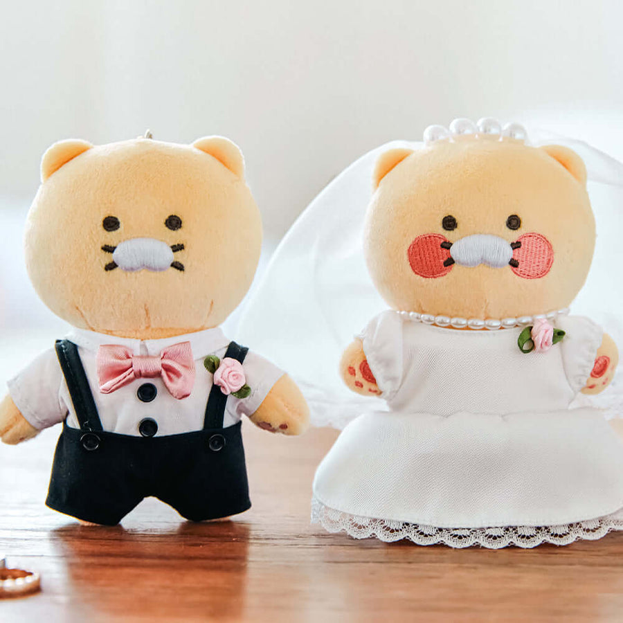 Kakao Friends Chunsik Plush Keyring Set