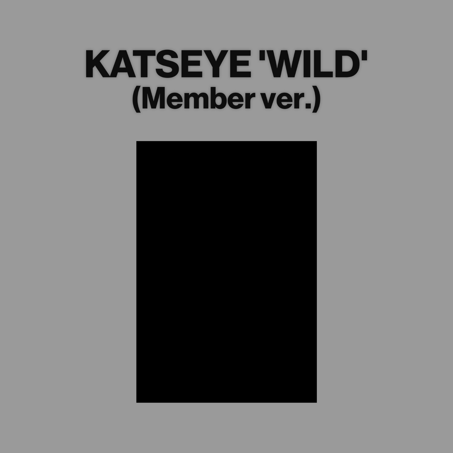 KATSEYE - WILD (Member ver.) (Random 1 of 5) - Kpop Album Koolseoul