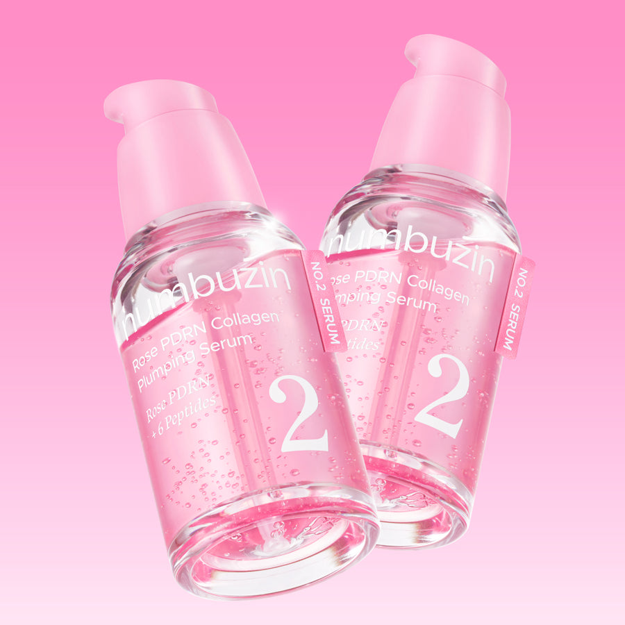 NUMBUZIN No.2 ローズ PDRN コラーゲン プランピング セラム ダブルパック (30ml×2)