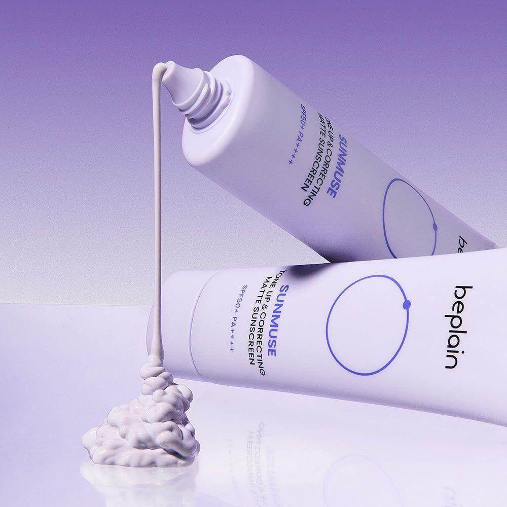 Beplain Sunmuse Toneup & Correting Matte Sunscreen SPF50+ PA++++ 50ml