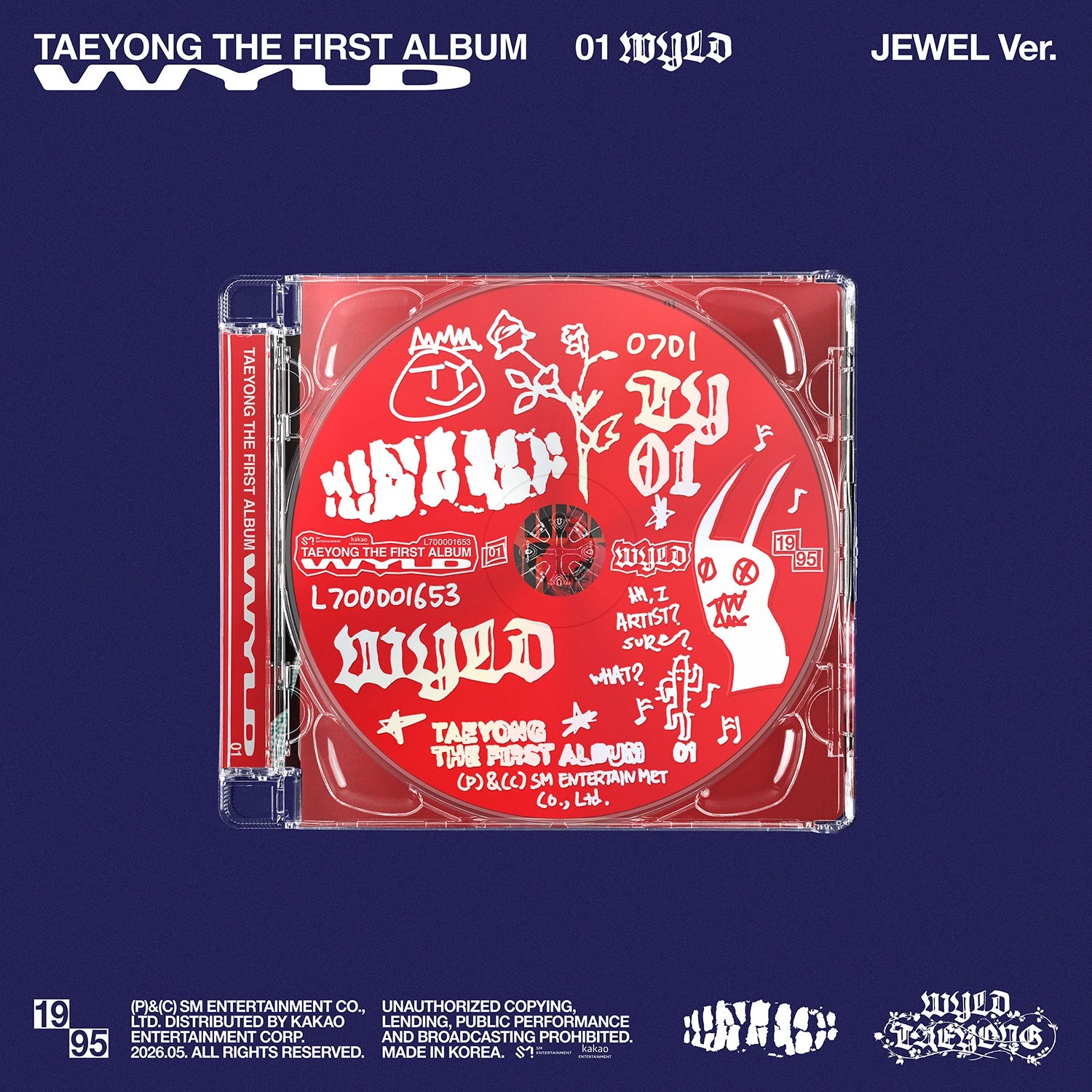 TAEYANG - 1st Full Album [WYLD] (Jewel Case Ver.) - Kpop Album Koolseoul
