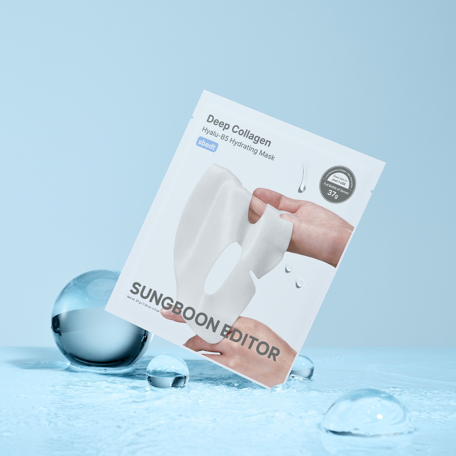 SUNGBOON EDITOR Deep Collagen Sheet mask 4 pcs