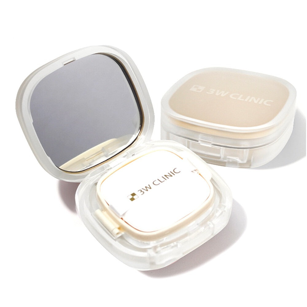 3W CLINIC Collagen & Luxury Gold Coverfit Cushion Pact with compact mirror