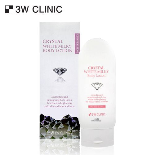 3W Clinic Crystal White Milky Body Lotion 150g