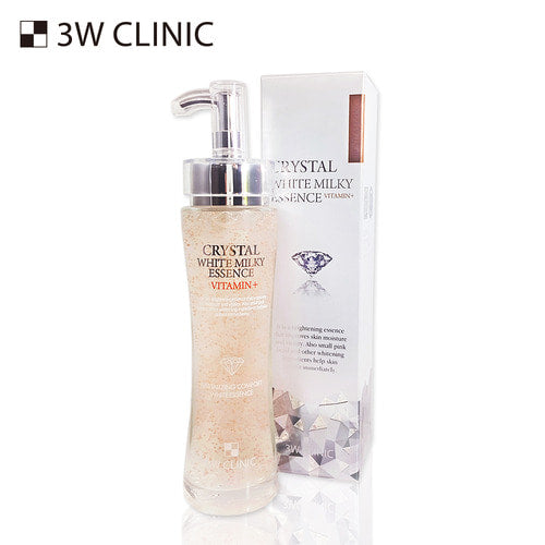 3W CLINIC Crystal White Milky Essence 150ml | Kool Seoul