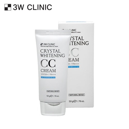 3W CLINIC Crystal Whitening CC Cream Natural Beige 50g | Kool Seoul