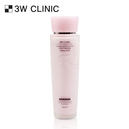 3Wクリニック フラワーエフェクト エクストラモイスチャライジングエマルジョン 150ml