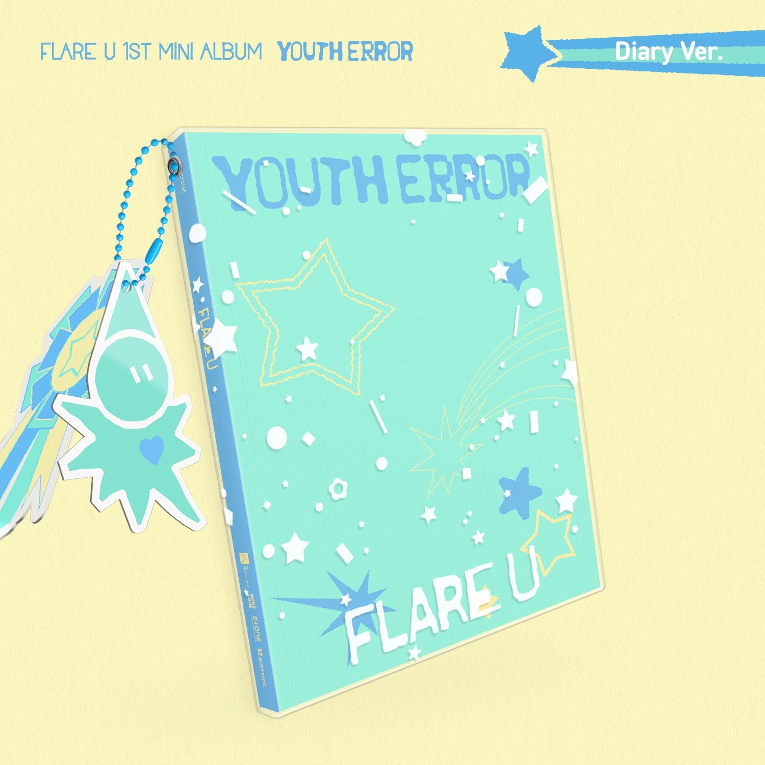 FLARE U - 1st Mini Album [YOUTH ERROR] (Diary Ver.) - Kpop Album Koolseoul