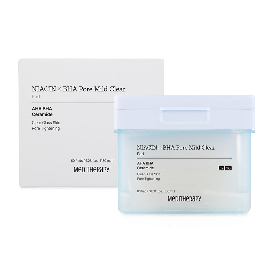 MEDITHERAPY Niacin x BHA Pore Mild Clear Pad 60 Sheets