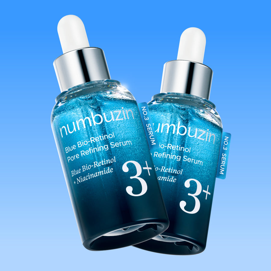 NUMBUZIN No.3 ブルーバイオ レチノール ポア リモデリング アンプル ダブルパック (30ml×2)