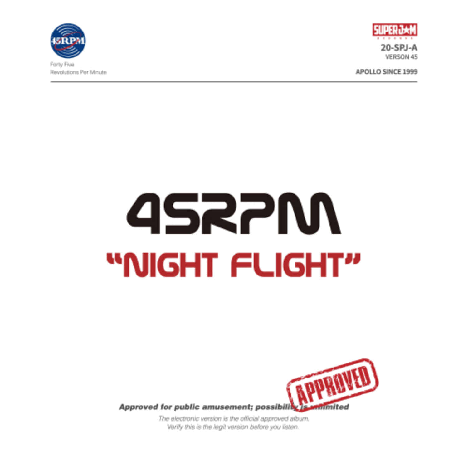 45RPM - [Night Flight] - Kpop Album | Kool Seoul - Buy Kpop Albums Online