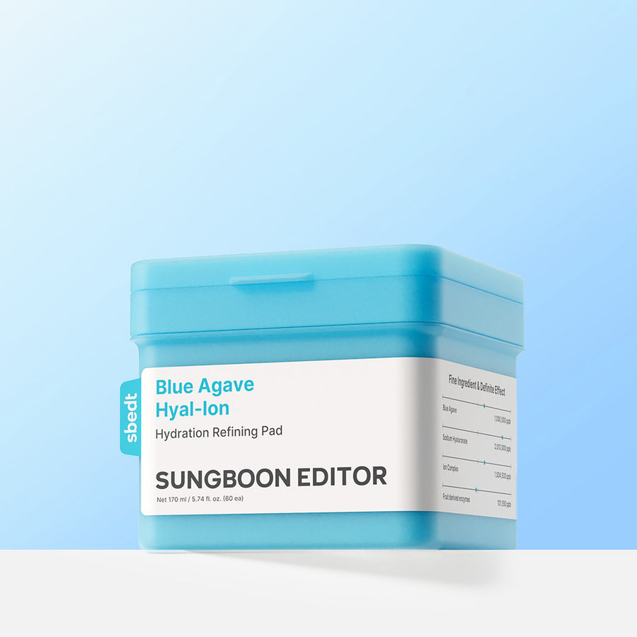 ソンブンエディター Blue Agave Hyaluronic トナーパッド 60 pcs