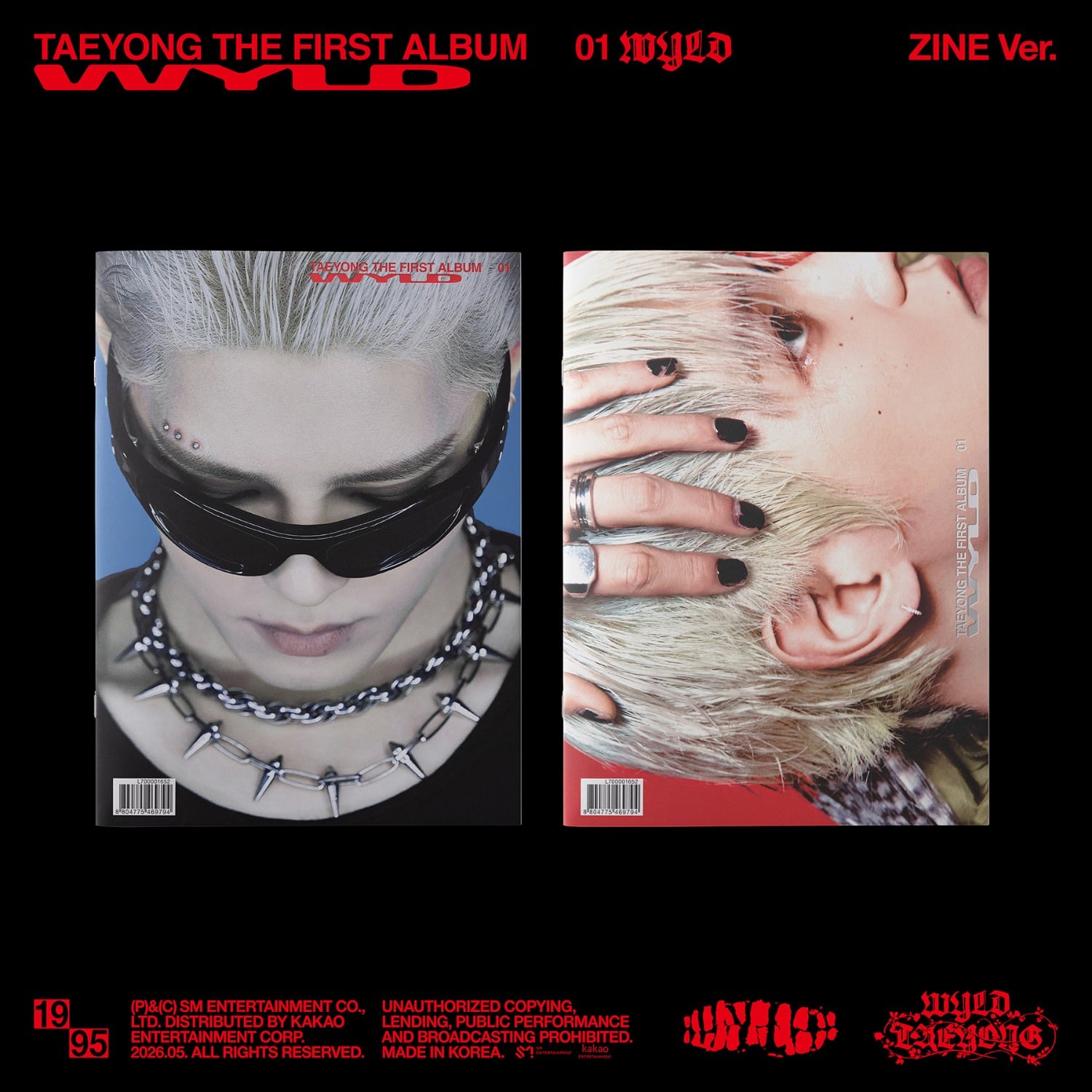 TAEYANG - 1st Full Album [WYLD] (Zine Ver.) (Random 1 of 2) - Kpop Album Koolseoul