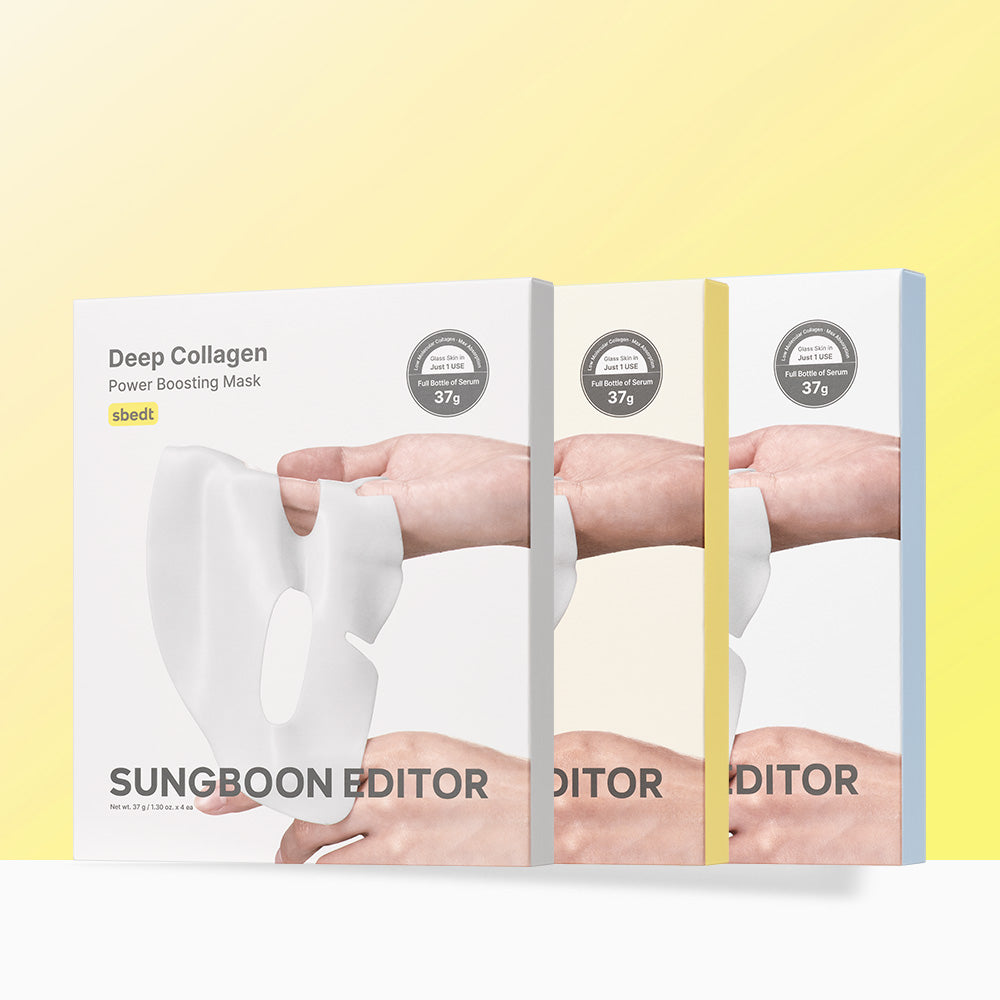 SUNGBOON EDITOR Deep Collagen Sheet mask 12 pcs