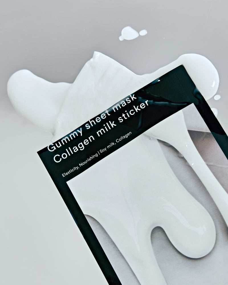 ABIB Gummy Sheet Mask Collagen Milk Sticker 10 Sheets