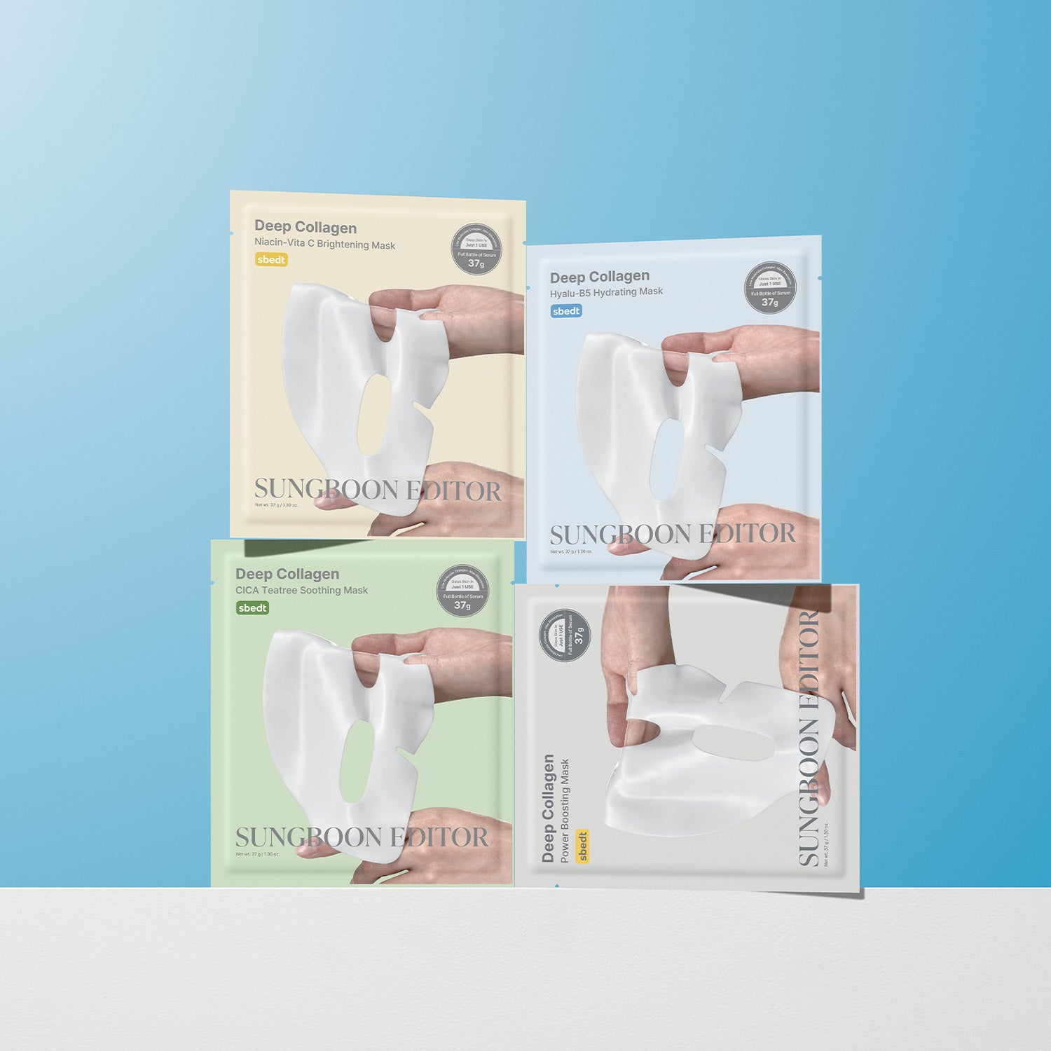 SUNGBOON EDITOR Deep Collagen Sheet mask 12 pcs