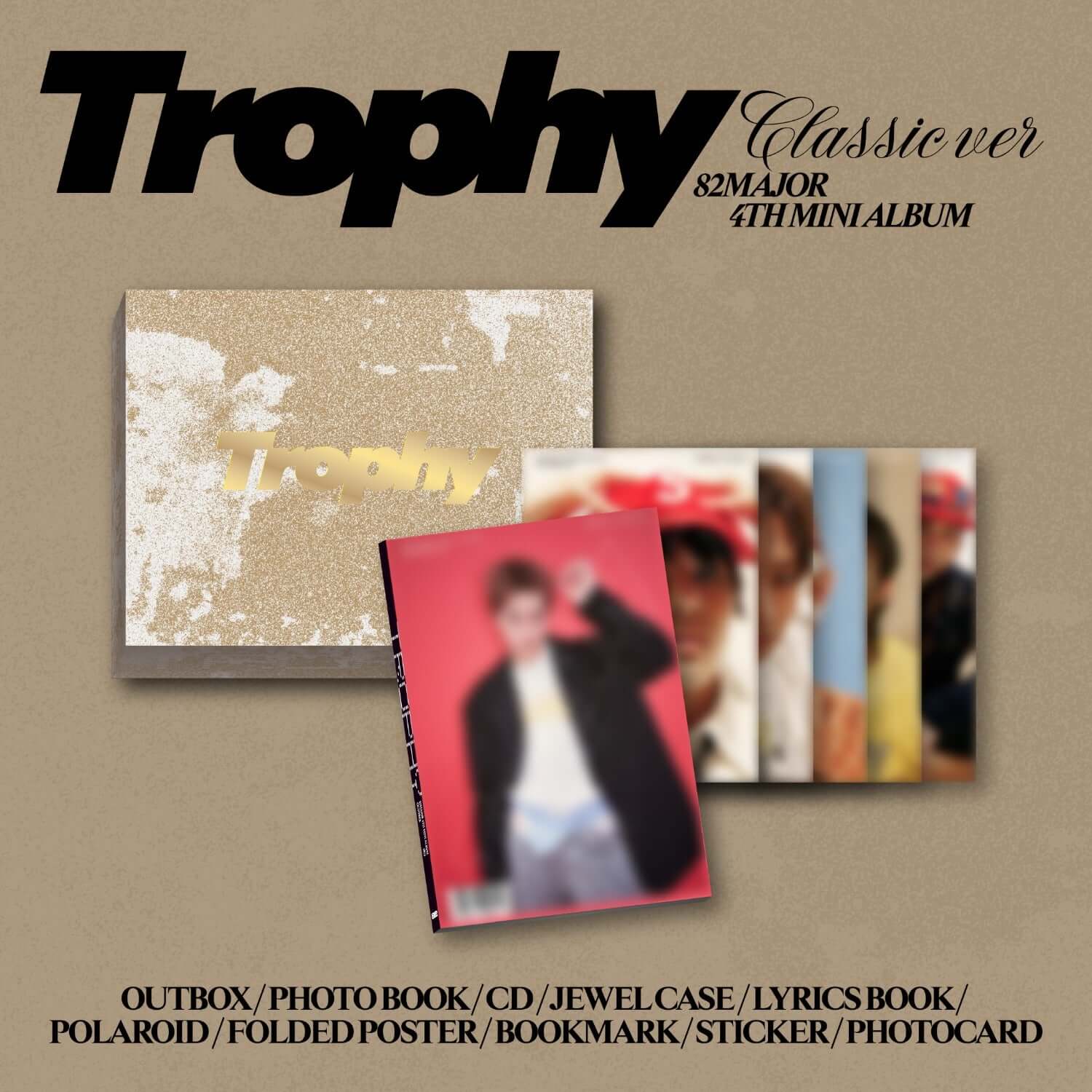 82MAJOR - [Trophy] (Classic ver.) - Kpop Album | Kool Seoul - Buy Kpop Albums Online