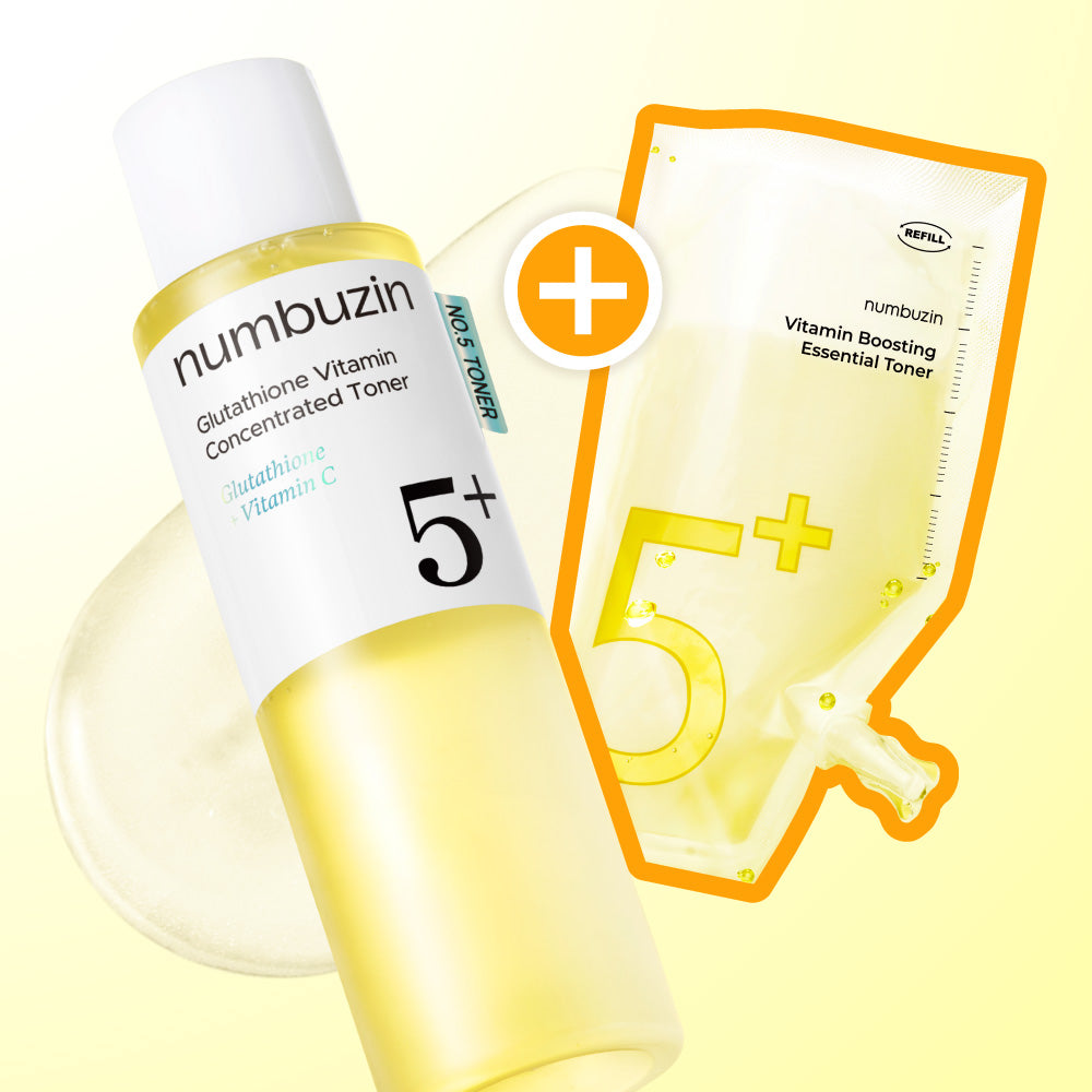 NUMBUZIN No.5 Glutathione C Vita Sap Essential Toner 200ml + 200ml Refill