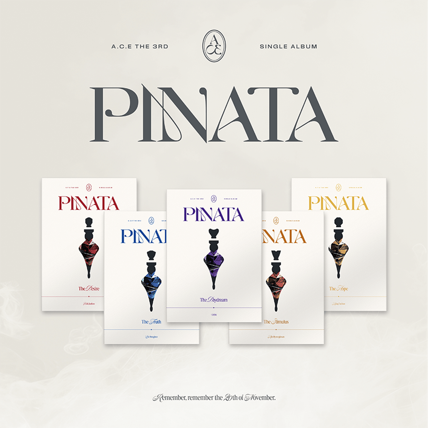 A.C.E - 3rd Single Album PINATA (Random 1 of 5) - Kpop Album | Kool Seoul - Buy Kpop Albums Online