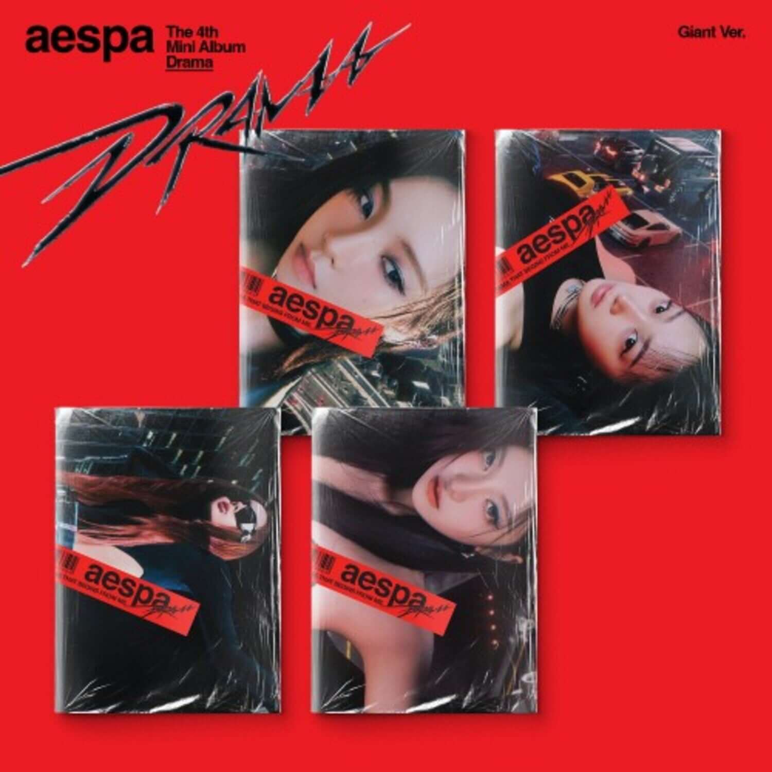 AESPA - 4th Album [Drama] (Giant ver.) (Random 1 of 4) - Kpo | Kool Seoul - Buy Kpop Albums Online