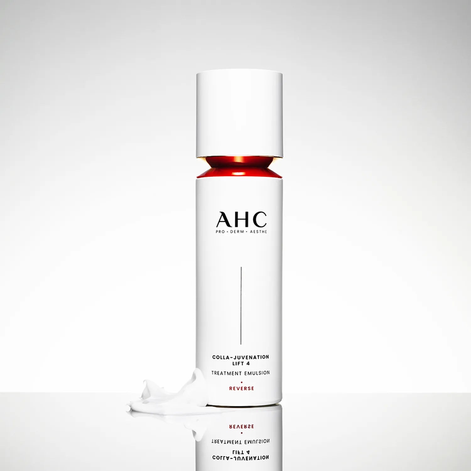 AHC Cola Juvenation Lift 4 Treatment Emulsion 100ml bottle on a white background.