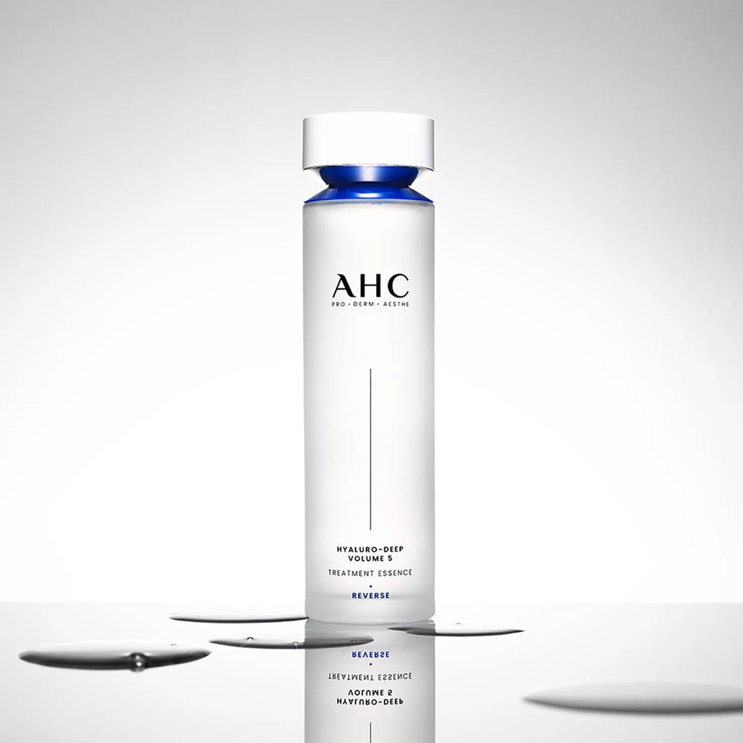 AHC Hyaluro Deep Volume 5 Treatment Essence 130ml bottle with sleek design and modern packaging