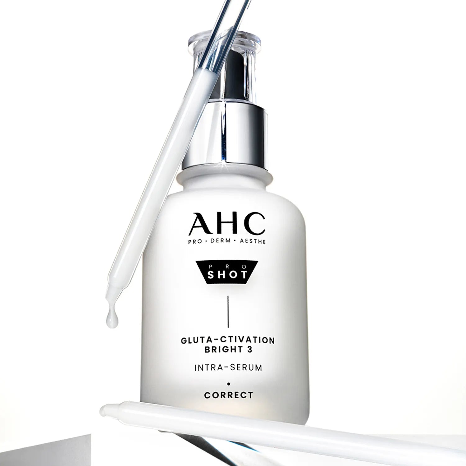 AHC Pro Shot Gluta Activation Bright 3 Intra Serum 40ml bottle with dropper