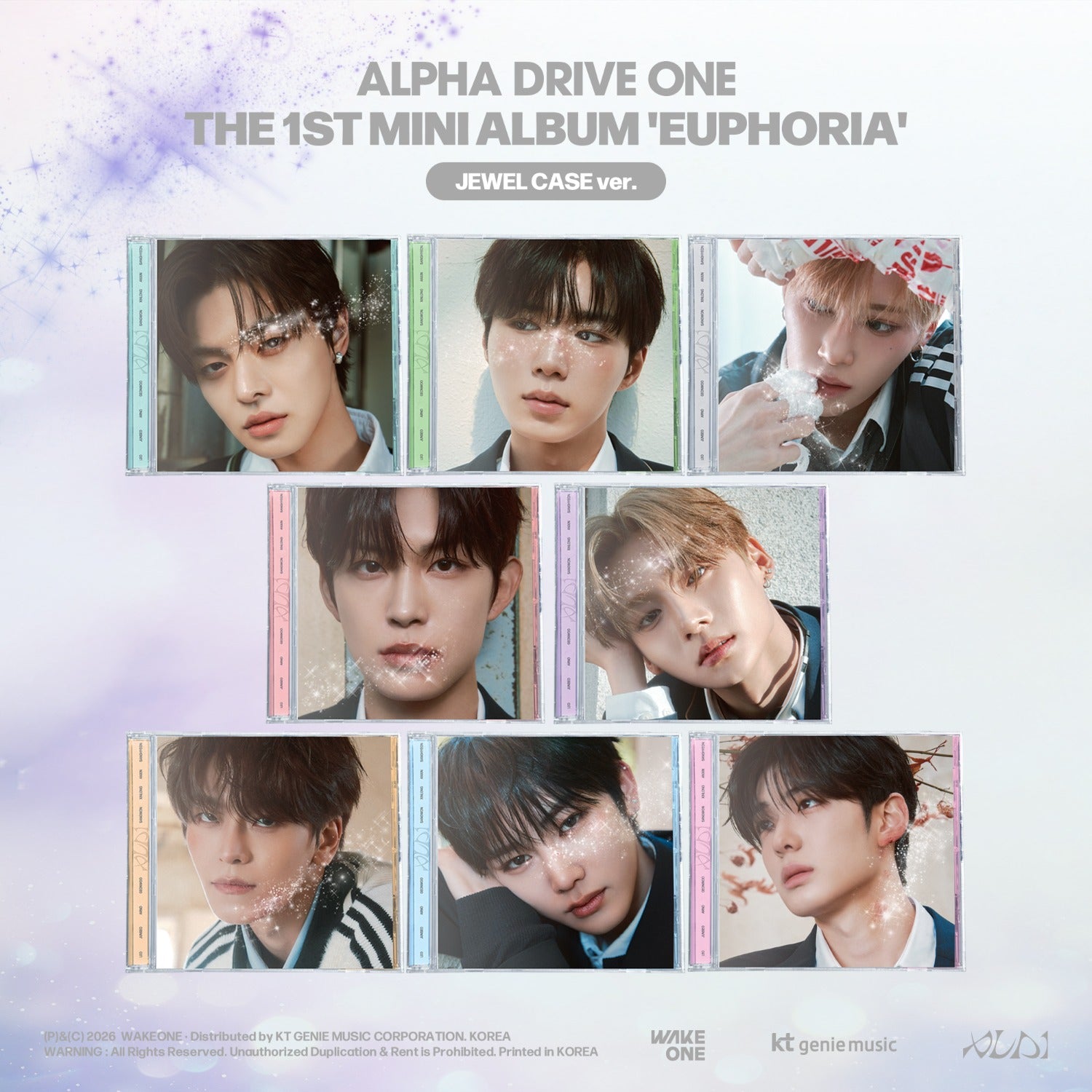 ALPHA DRIVE ONE - THE 1ST MINI ALBUM [EUPHORIA] (JEWEL CASE  | Kool Seoul - Buy Kpop Albums Online