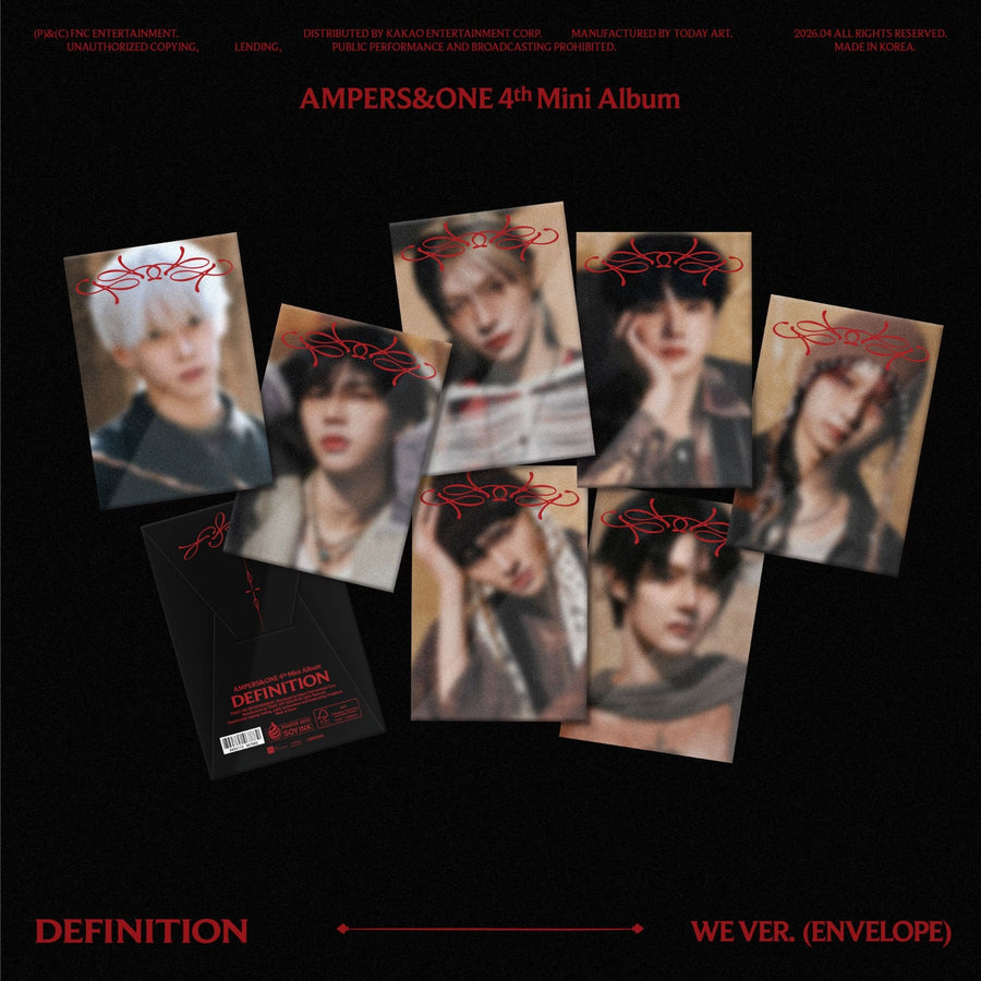 Ampers&One - 4thアルバム [Definition] We版(CD) (ランダム1/7) - Kpopアルバム