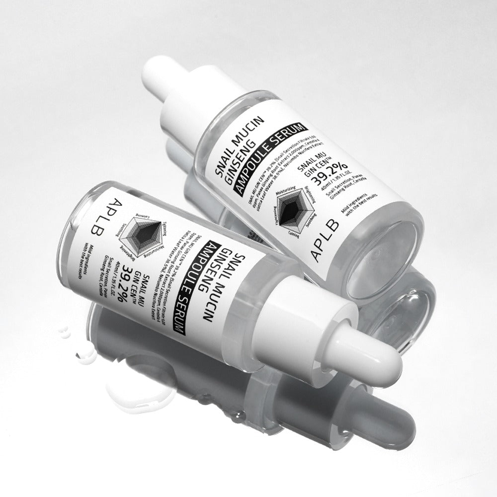 Aplb Snail Mucin Ginseng Ampoule Serum 40ml