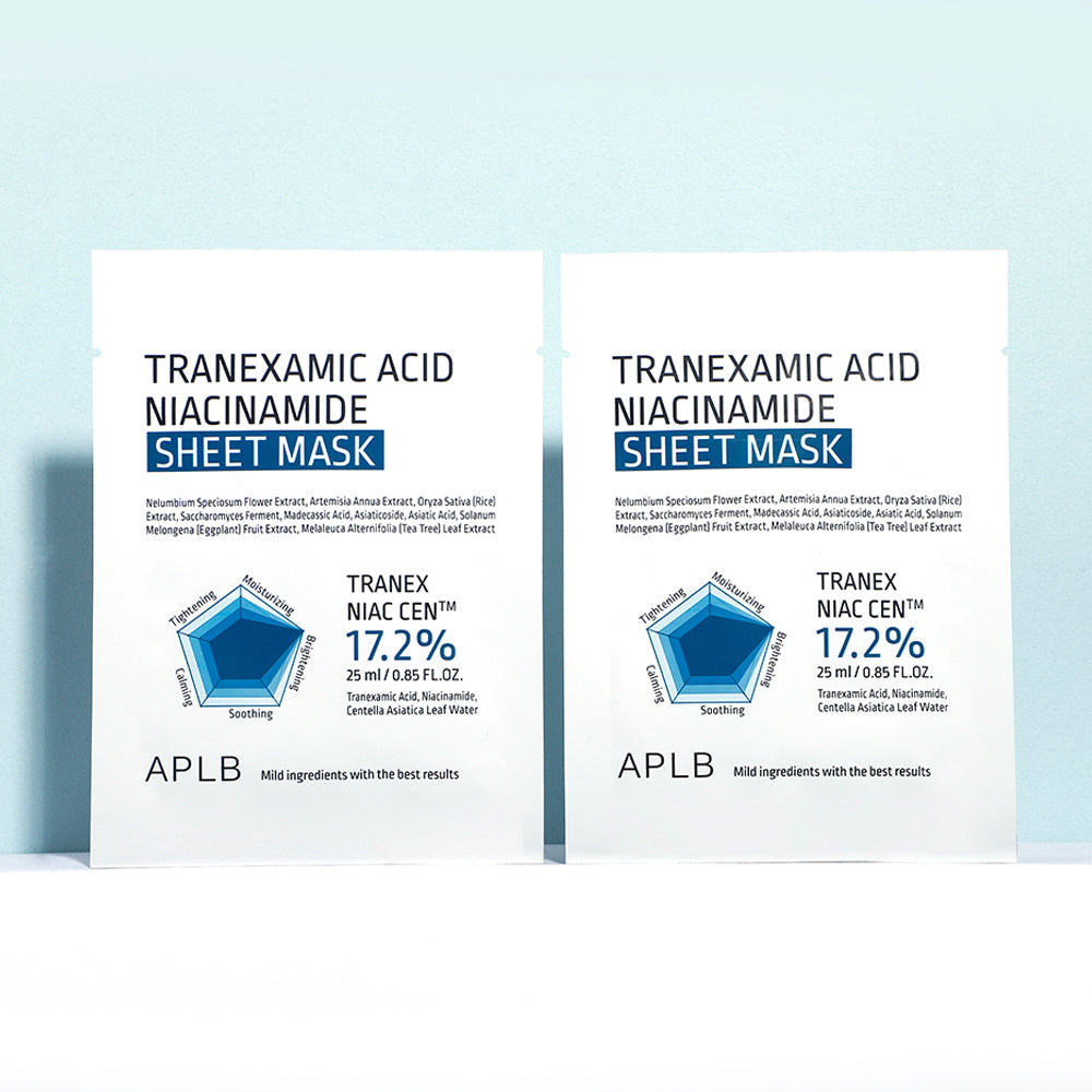 Aplb Tranexamic Acid Niacinamide Sheet Mask 10-Pack