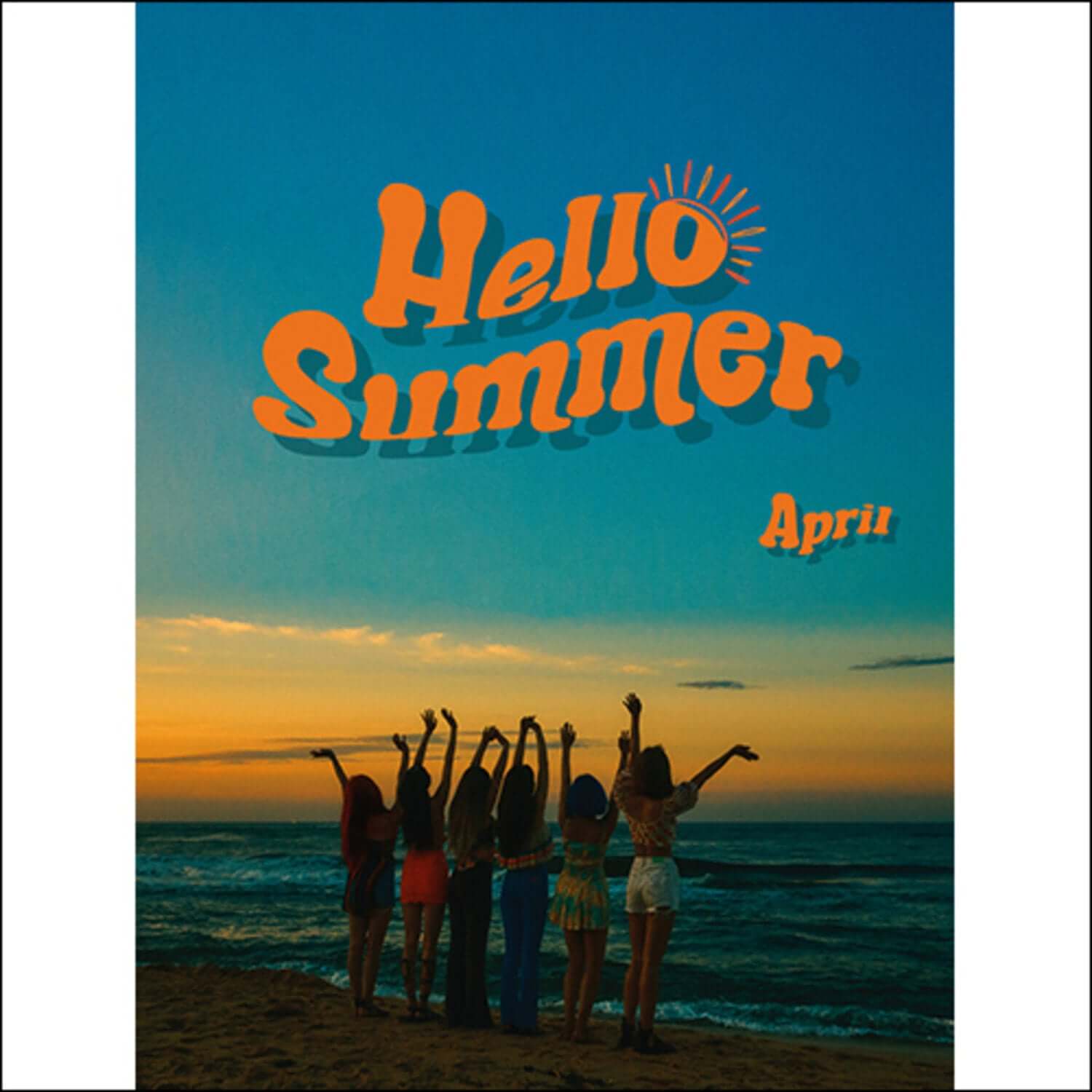 APRIL - [HELLO SUMMER] (SUMMER NIGHT VER.) - Kpop Album | Kool Seoul - Buy Kpop Albums Online