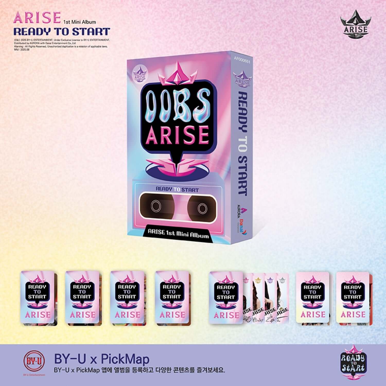 ARISE - 1st Mini Album [READY TO START] (Smart Album Ver.) - | Kool Seoul - Buy Kpop Albums Online