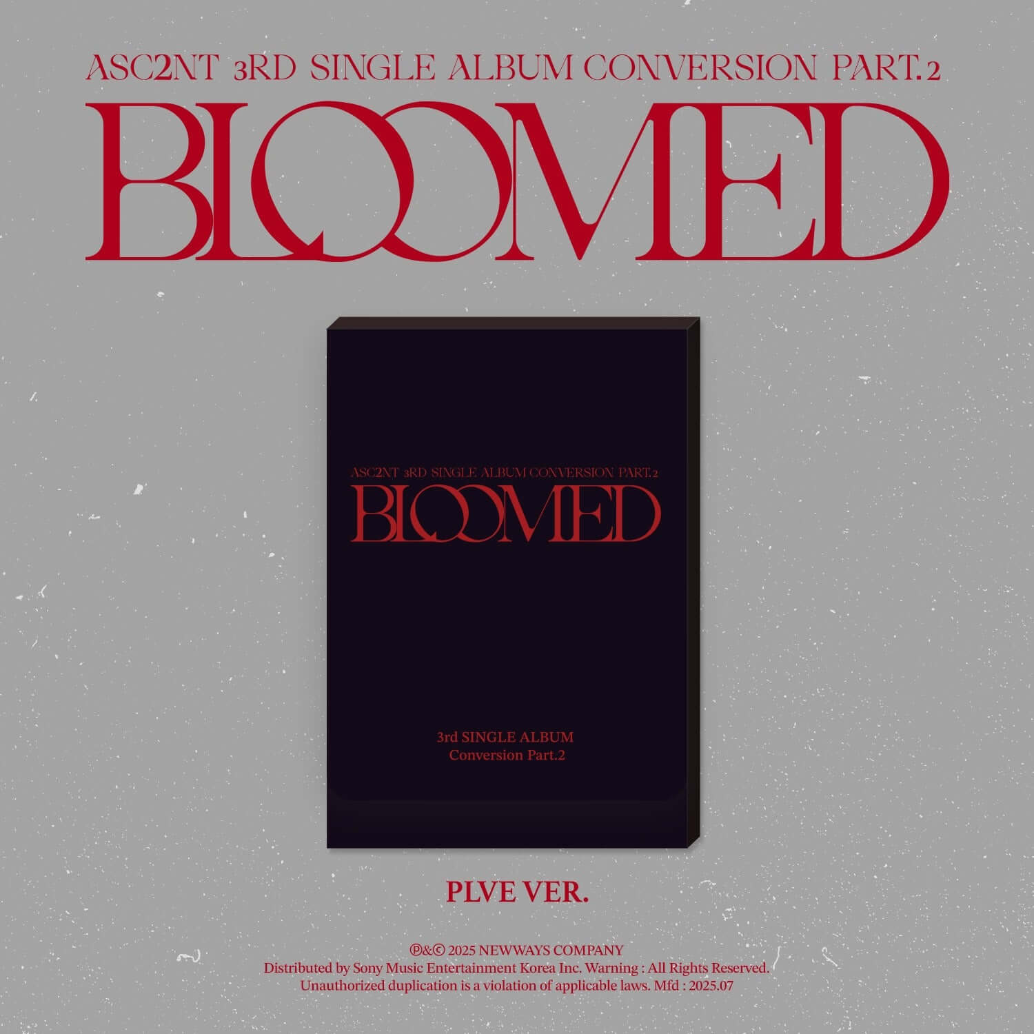 ASC2NT - 3rd Single Album Conversion Part.2 [BLOOMED] (PLVE  | Kool Seoul - Buy Kpop Albums Online