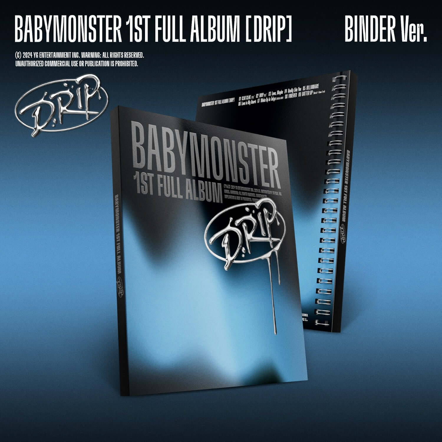 BABYMONSTER - 1st FULL ALBUM [DRIP] (BINDER Ver.) - Kpop Alb | Kool Seoul - Buy Kpop Albums Online