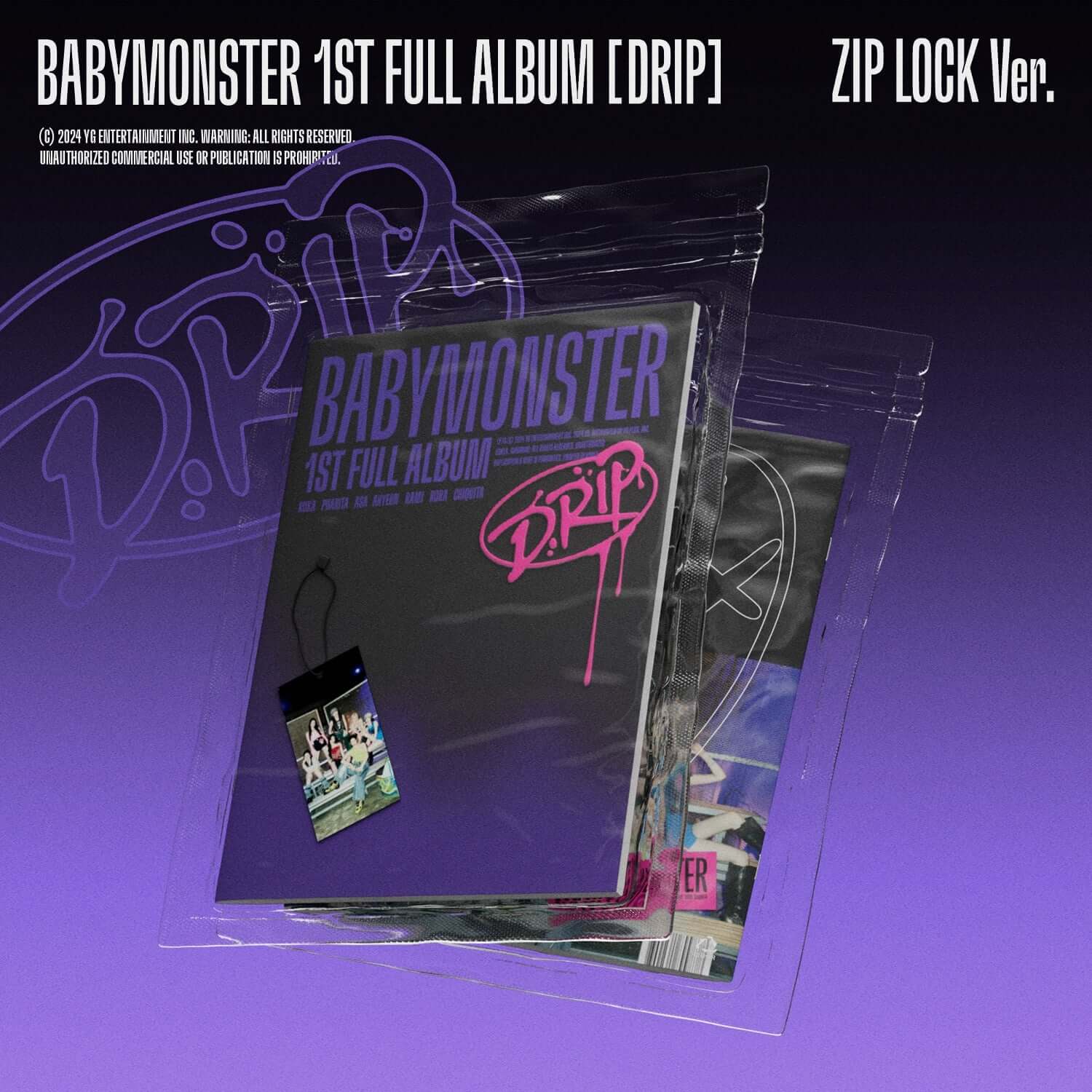 BABYMONSTER - 1st FULL ALBUM [DRIP] (ZIP LOCK Ver.) - Kpop A | Kool Seoul - Buy Kpop Albums Online
