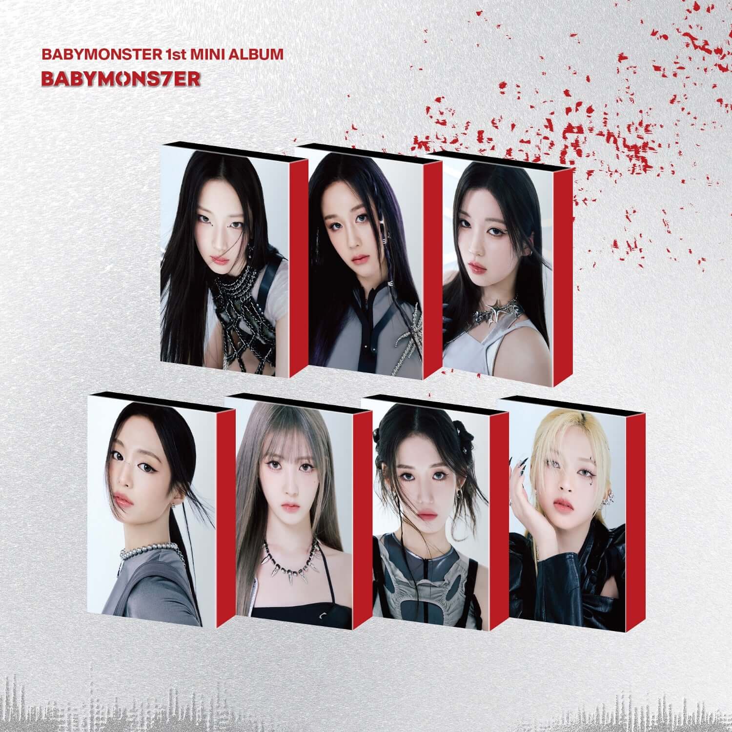 BABYMONSTER - 1st MINI ALBUM [BABYMONS7ER] YG TAG ALBUM VER. | Kool Seoul - Buy Kpop Albums Online