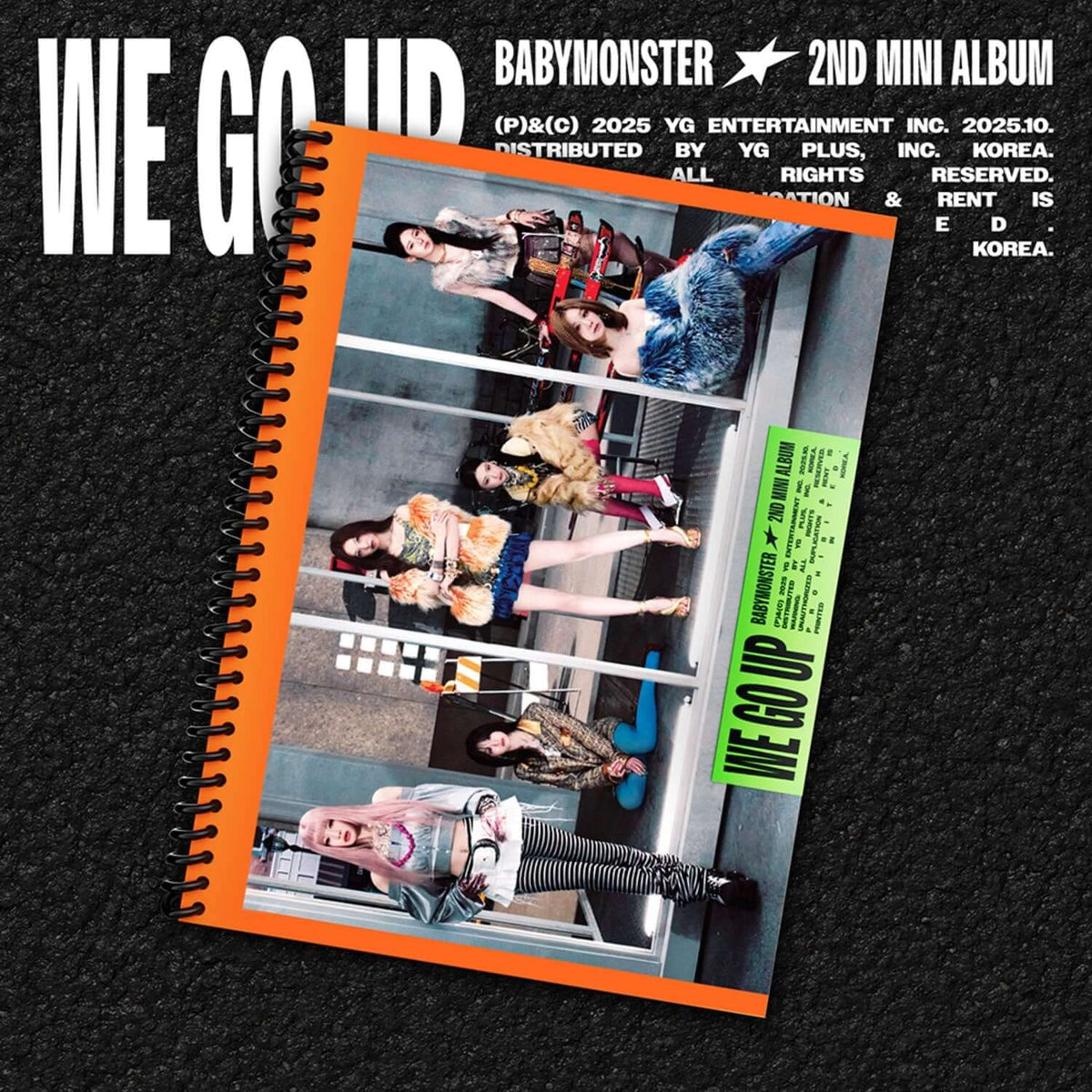 BABYMONSTER - 2nd MINI ALBUM [WE GO UP] GO Ver. - Kpop Album | Kool Seoul - Buy Kpop Albums Online