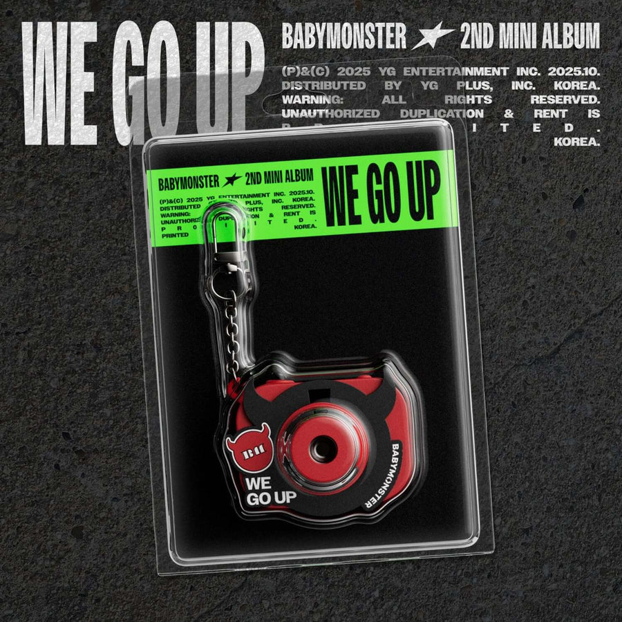 Babymonster - 2ndミニアルバム [We Go Up] ミニビームキーホルダーVer. - Kpopアルバム