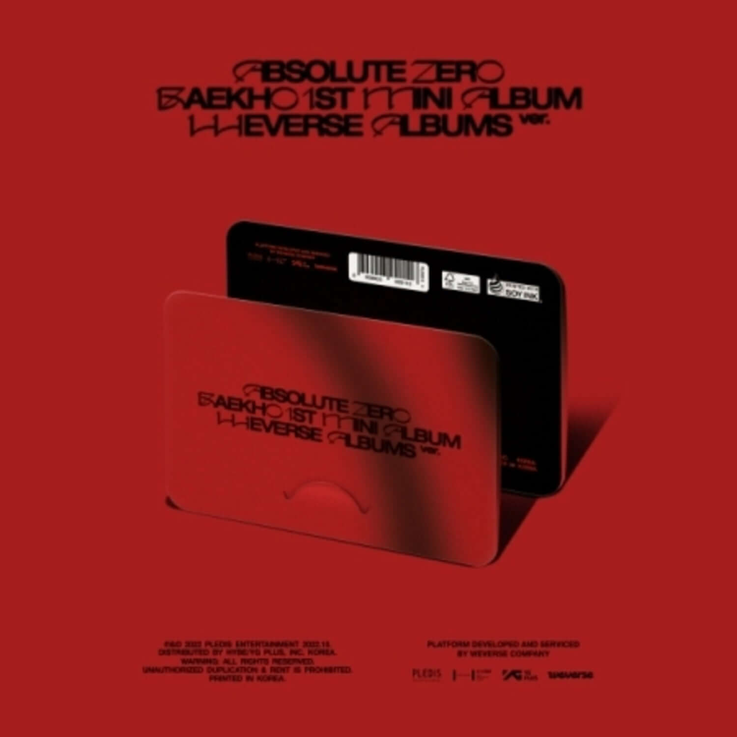 BAEKHO - BAEKHO 1st Mini Album [Absolute Zero] (Weverse Albu | Kool Seoul - Buy Kpop Albums Online