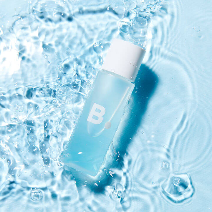 BANILA CO Lip and Eye Remover Clear bottle on water surface