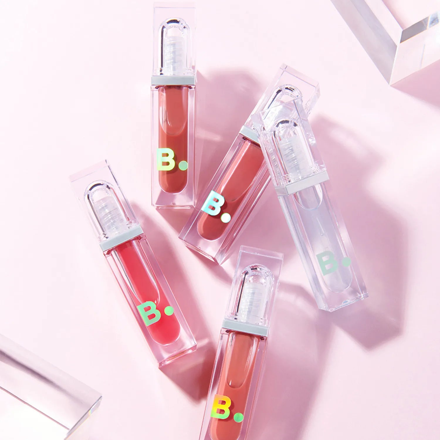 BANILA CO Volume Lip Plumper on display in various shades with sleek packaging