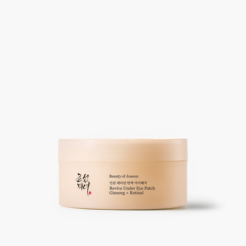 BEAUTY OF JOSEON Ginseng Retinal Elasticity Eye Patch 60 Sheets in packaging