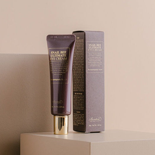 BENTON Snail Bee High Content Eye Cream 30g with packaging