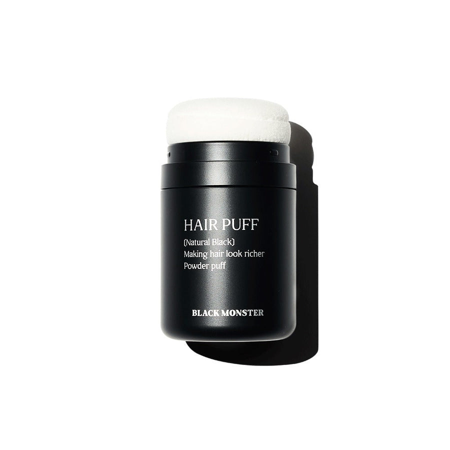 Black Monster Hair Black Puff Natural Black