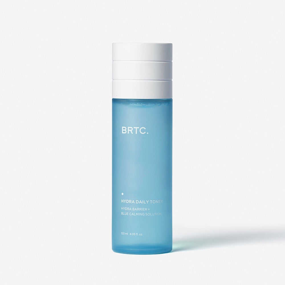 BRTC Hydra Daily Toner 120ml blue bottle on white background